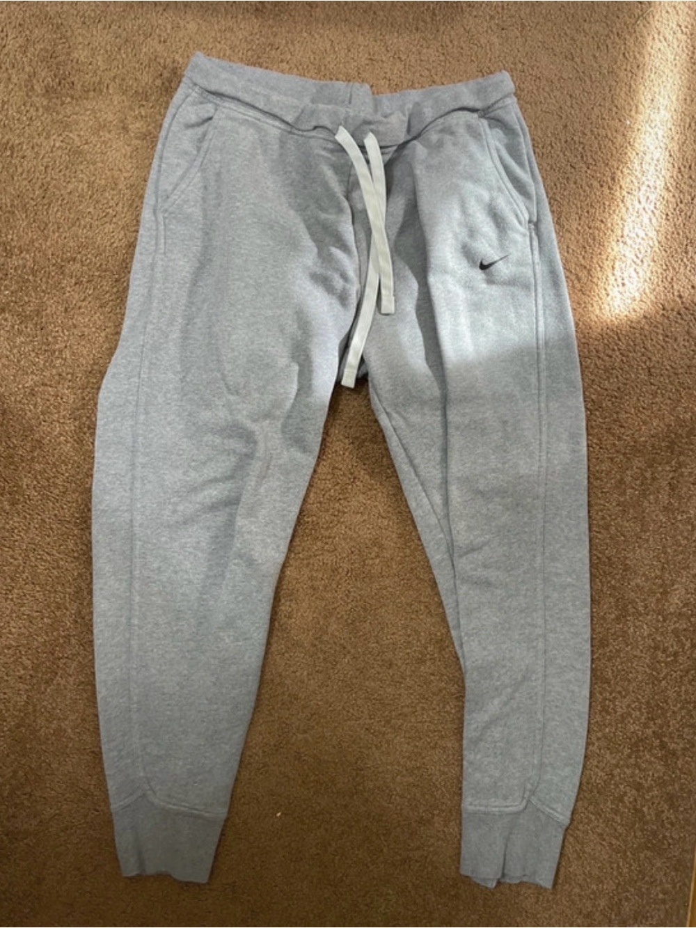 Nike Women’s Light Grey Fleece Joggers
